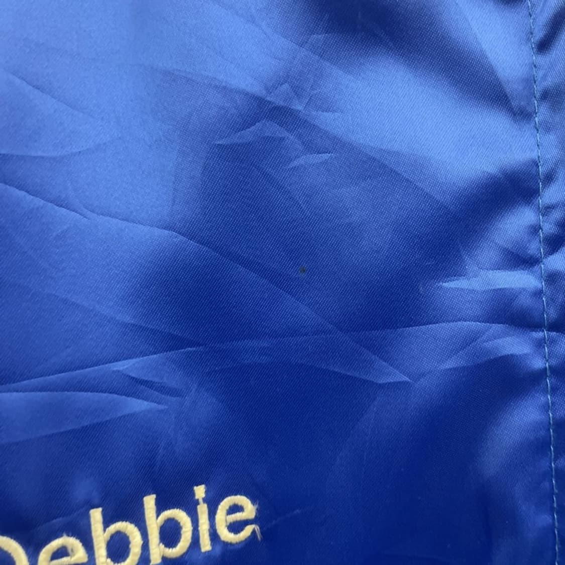 킹 루이 올드스쿨 빈티지 코발트 블루 새틴 블루종 자켓 XL C06697 상품이미지9