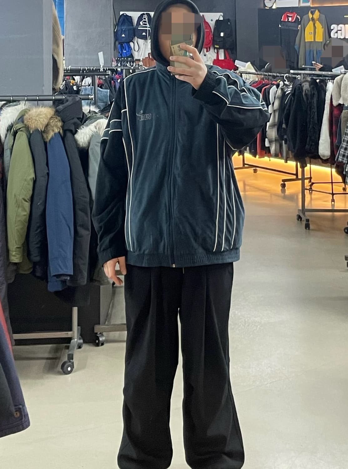 90s 퓨마 로고 트랙자켓 상품이미지2