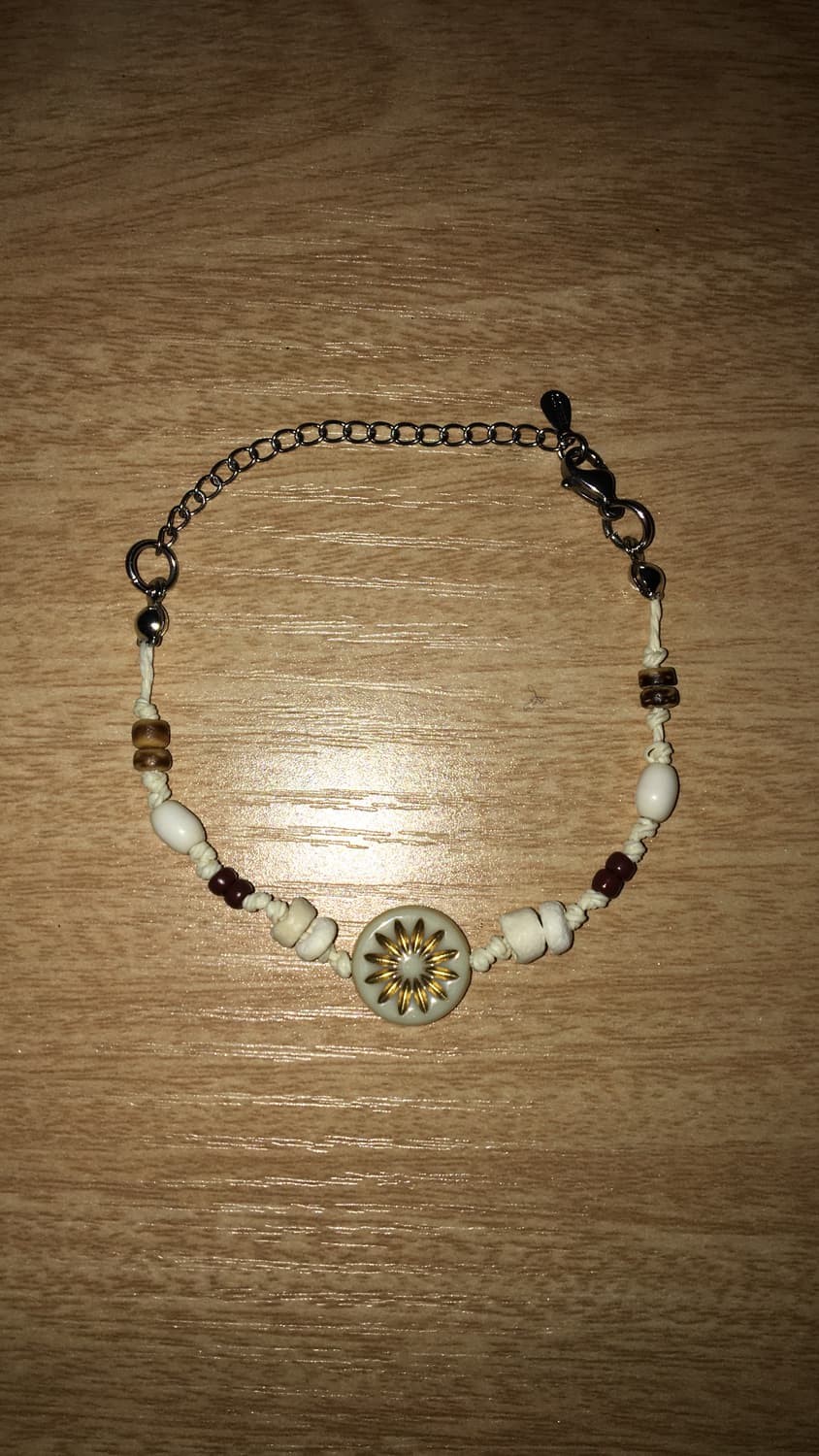 우드 비즈 끈팔찌 상품이미지2