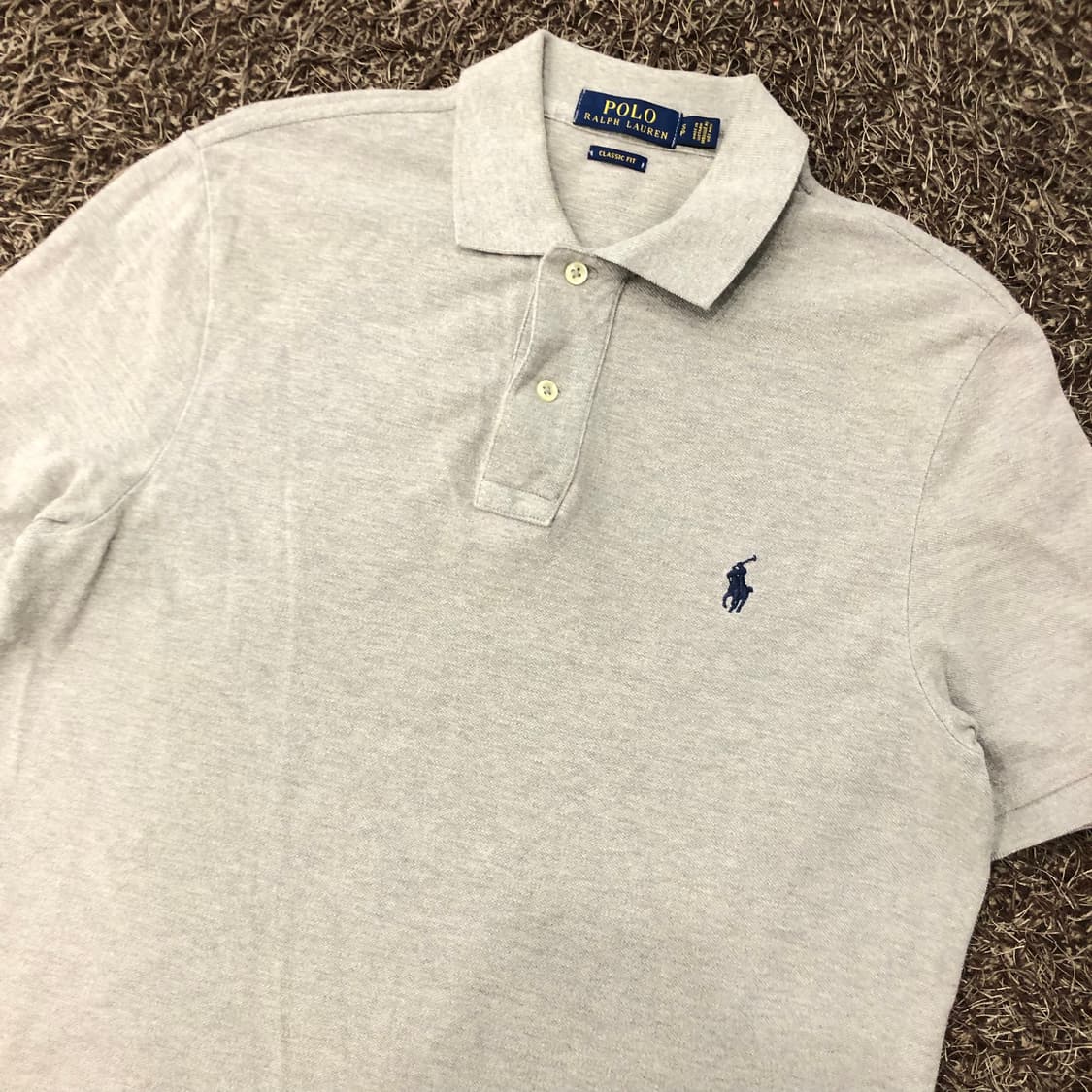 폴로 랄프로렌 그레이 카라 PK 반팔 티셔츠 상품이미지2