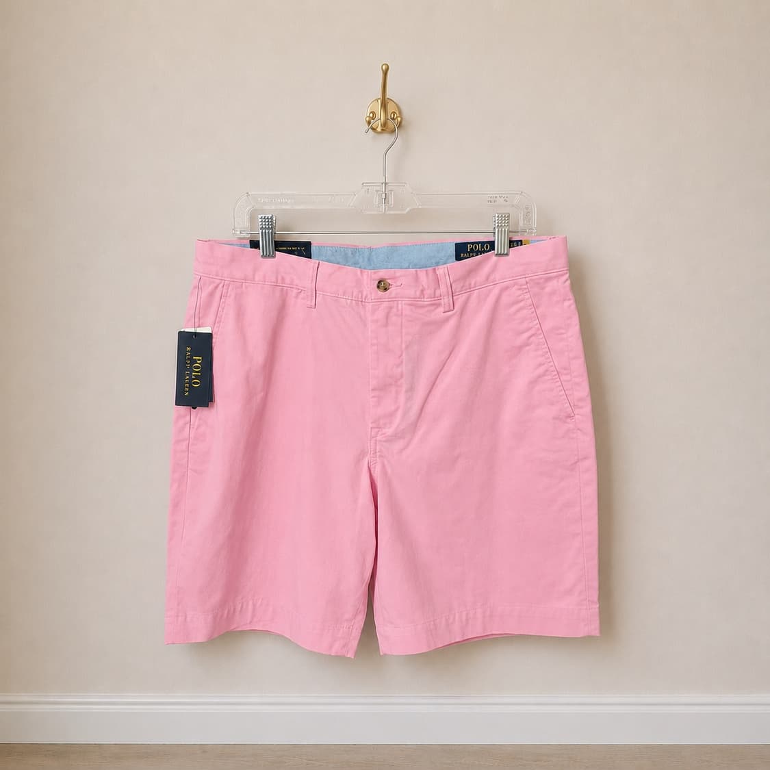 [무료배송] 폴로 랄프로렌 핑크 The Polo Chino 쇼츠 34 새 상품이미지1