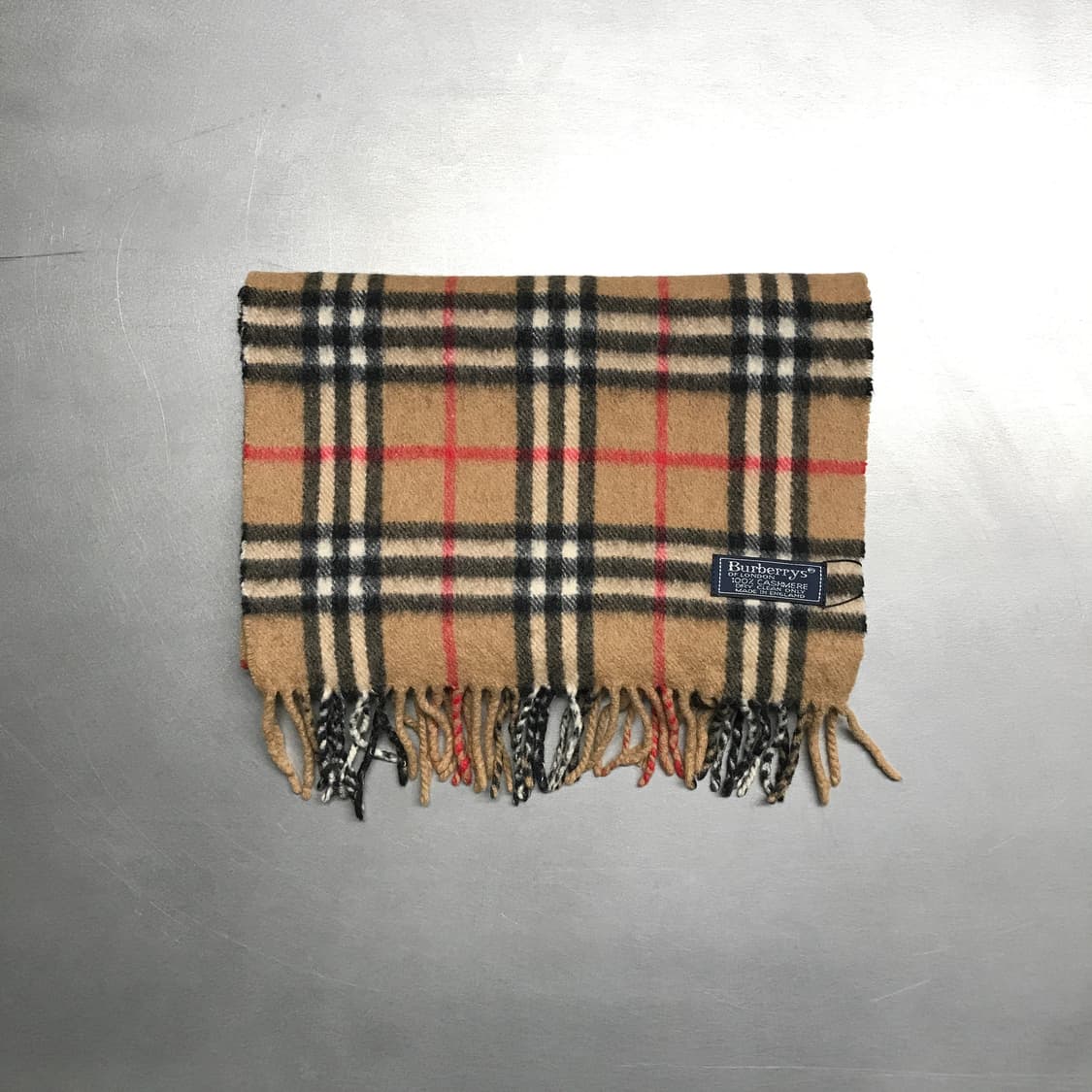 버버리 정품 캐시미어 머플러 베이지 상품이미지2