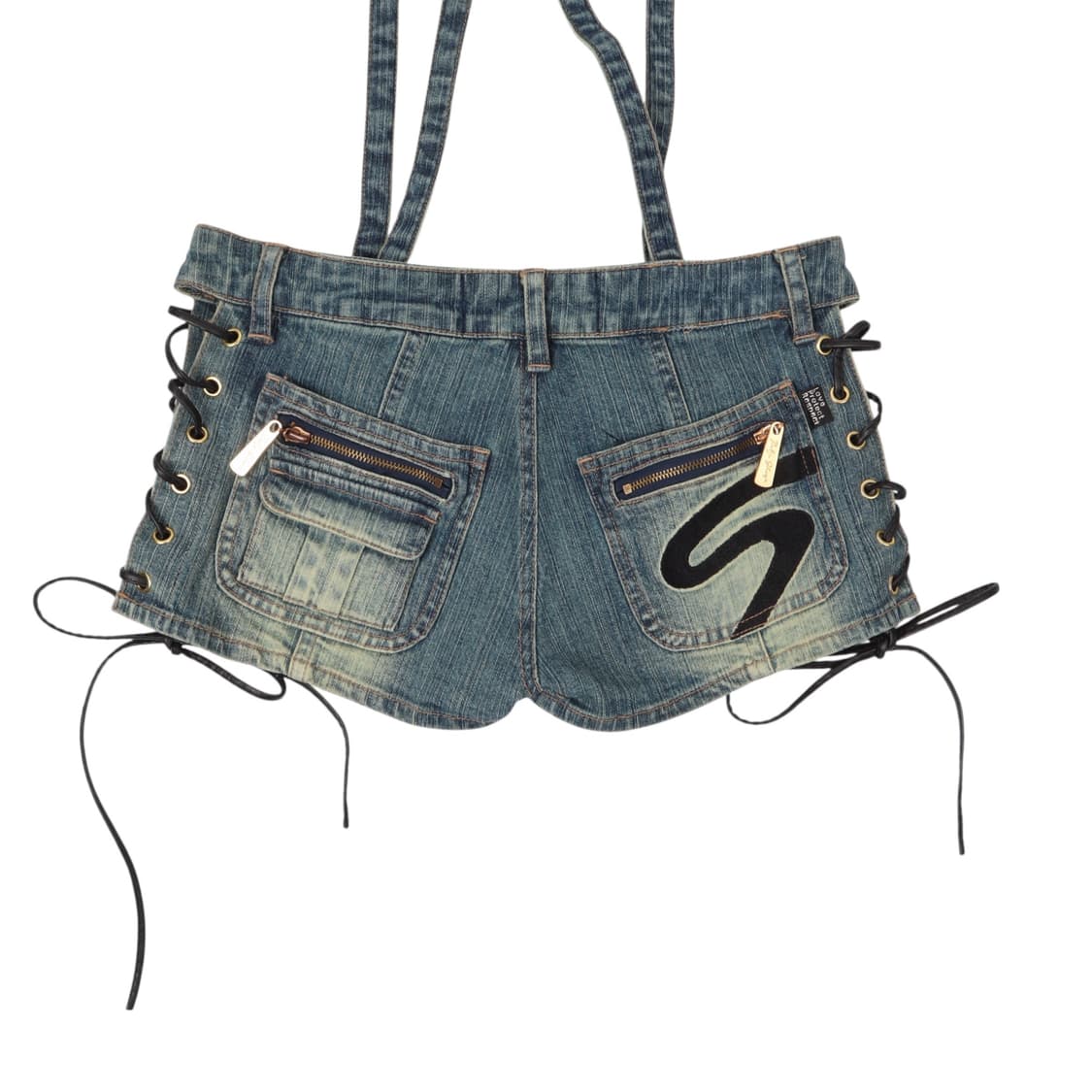 재패니즈 빈티지 y2k 데님 미니 쇼츠 상품이미지7