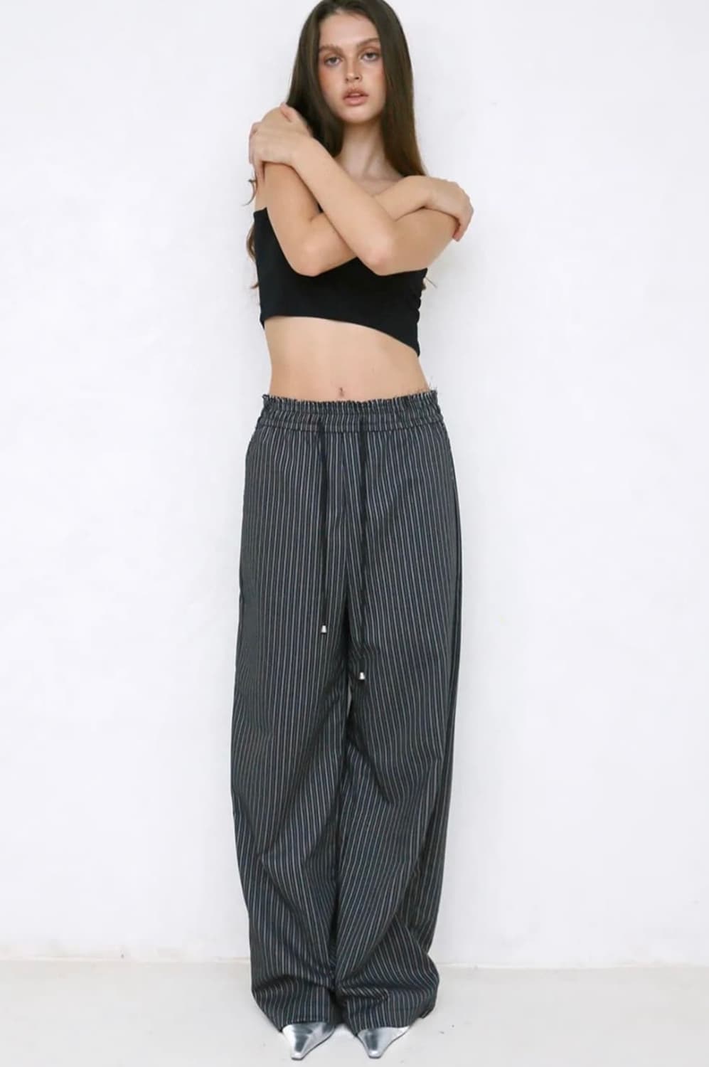 폴리수엠 SS EFFORTLESS PANTS 블랙 상품이미지1