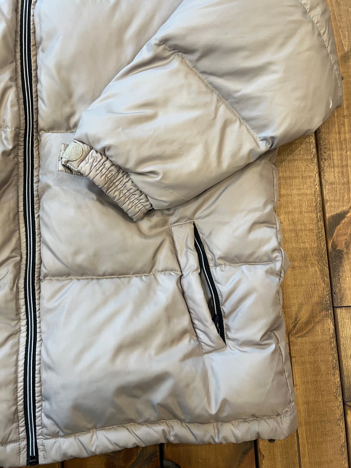 아디다스 베이지 퀄팅 패딩 상품이미지9