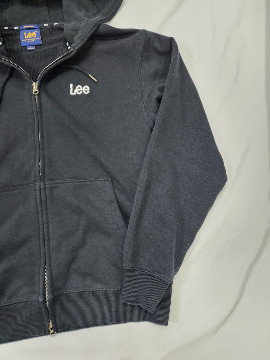 Lee 스몰 남녀공용 트위치 후드 집업 상품이미지4