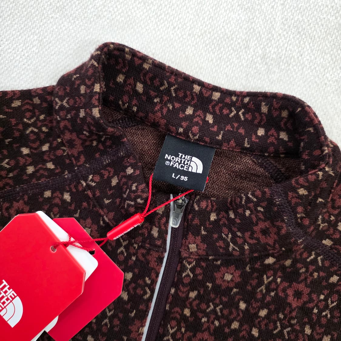 [L] 새상품 노스페이스 반집업 긴팔티 0202J 상품이미지2