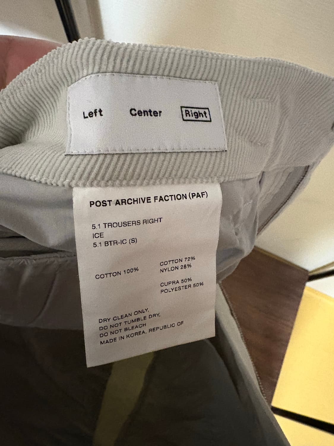 포스트아카이브팩션 5.1 팬츠 파프 상품이미지3