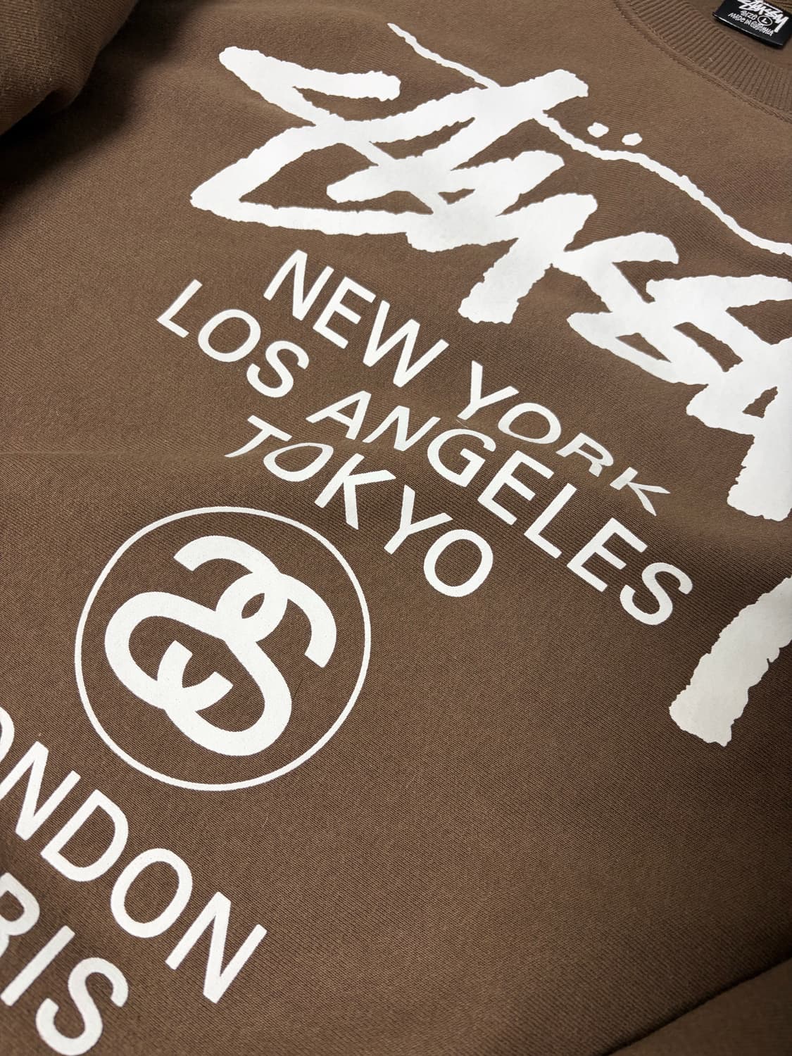 (상태 s급) 스투시 월드투어 크루넥 맨투맨 L 상품이미지7