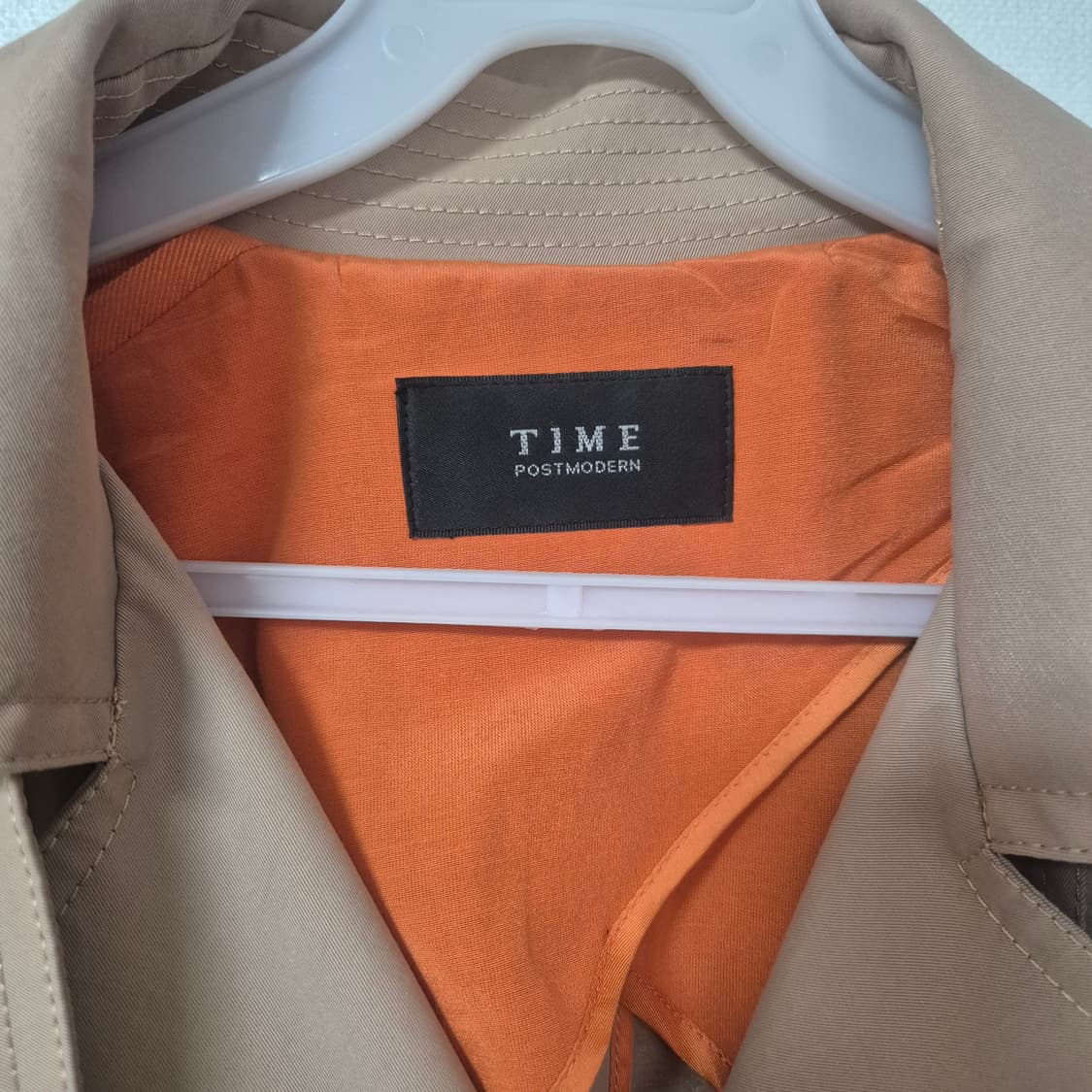 TIME 타임 베이지 트렌치코트82-94-160 상품이미지3