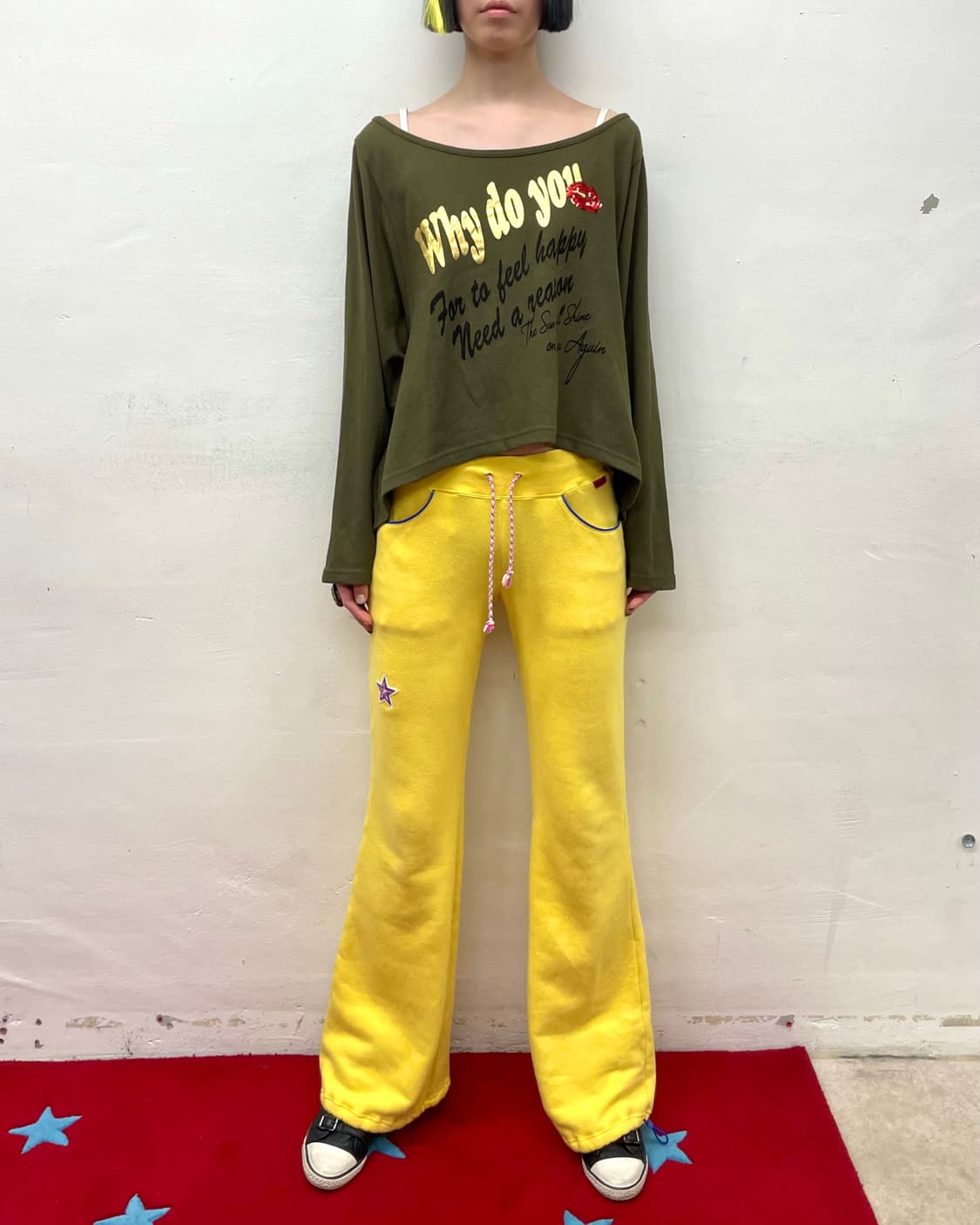 Y Do You Lip Spank Khaki Long Sleeve  상품이미지3