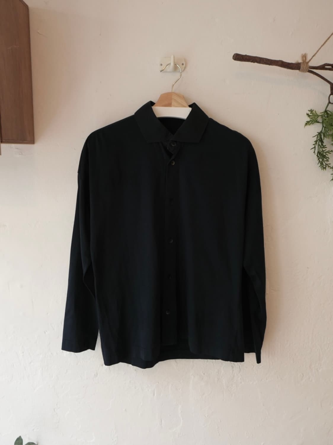 옴므 플리세 코튼 셔츠 상품이미지1