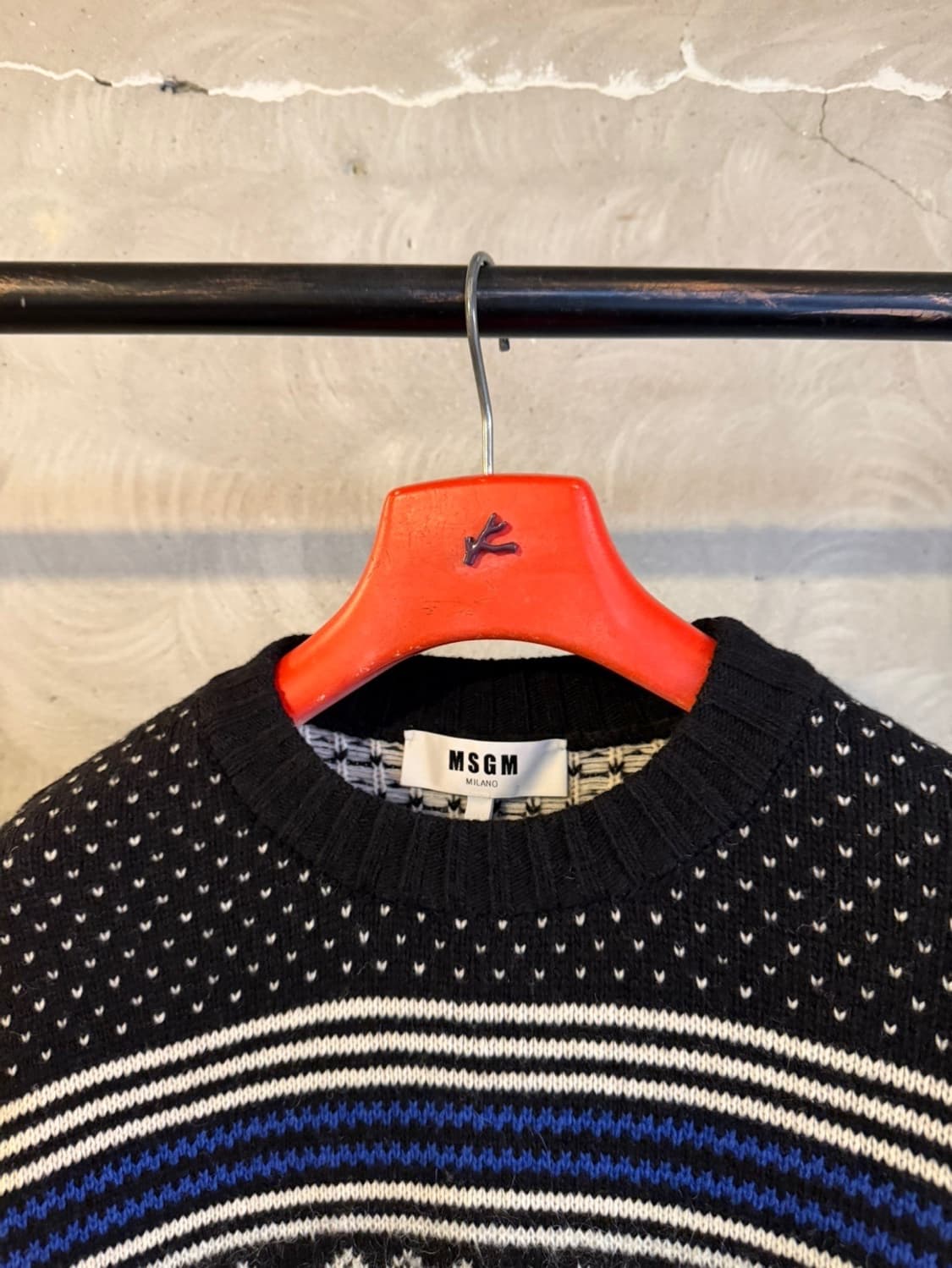 MSGM 노르딕패턴 니트원피스 여성66 상품이미지2