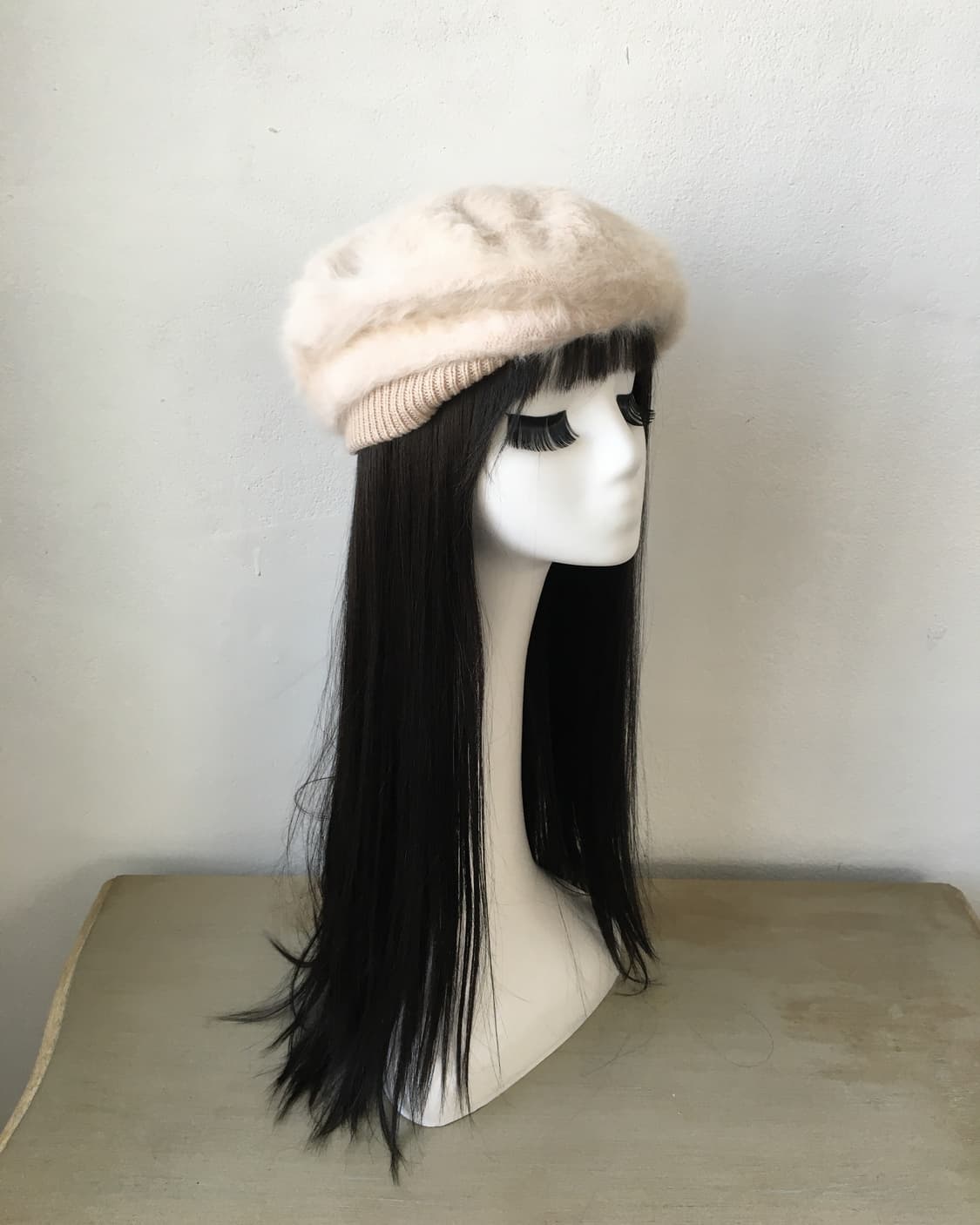 fluffy knit beret 상품이미지4
