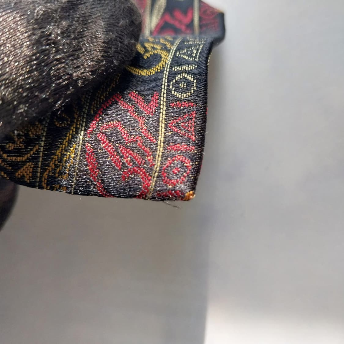 입생로랑 실크 브라운 오리엔탈 패턴 넥타이 9.3cm B등급 K2291 상품이미지8