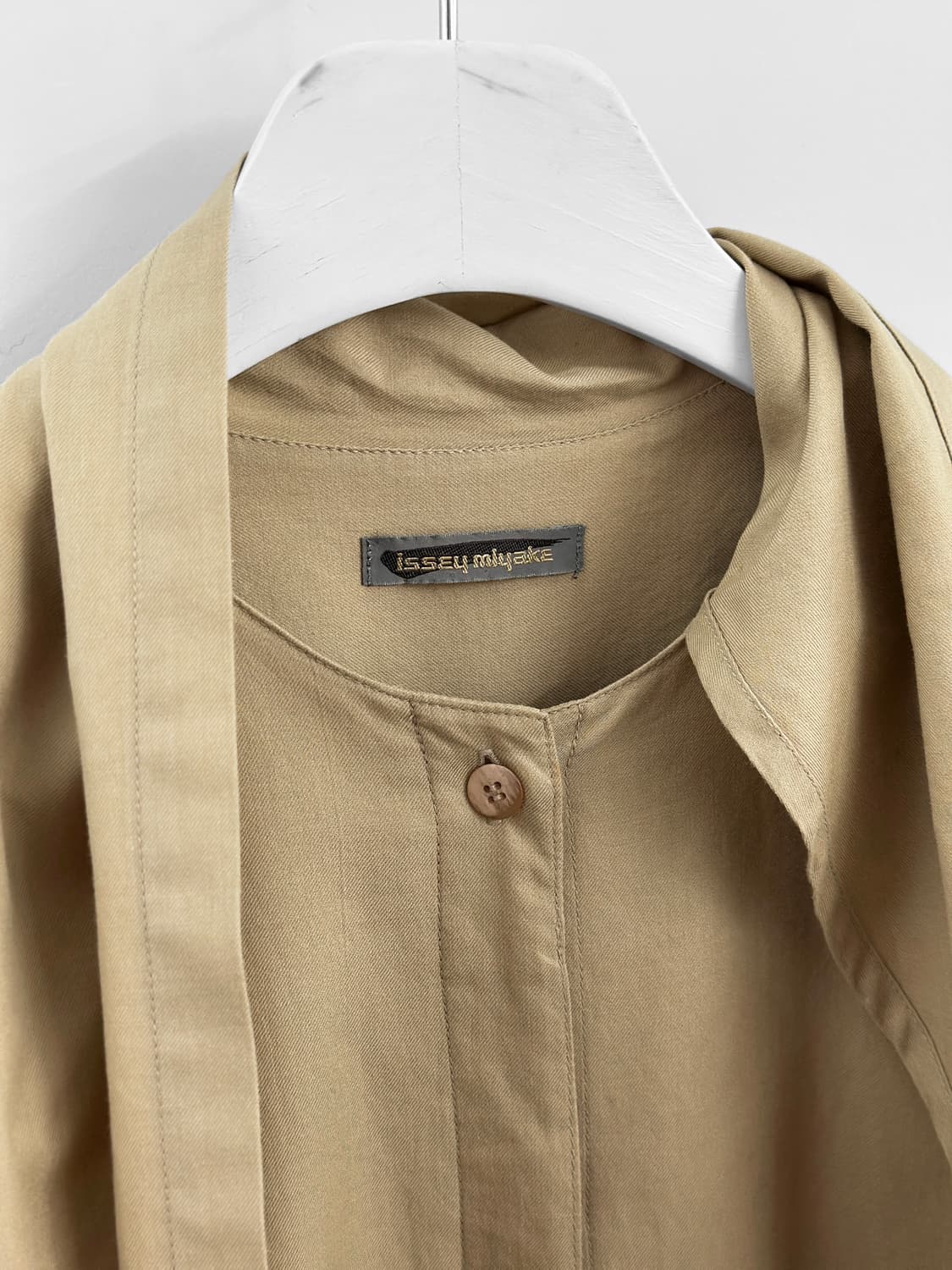 80s 이세이 미야케 드레이프 스카프 셔츠 상품이미지6