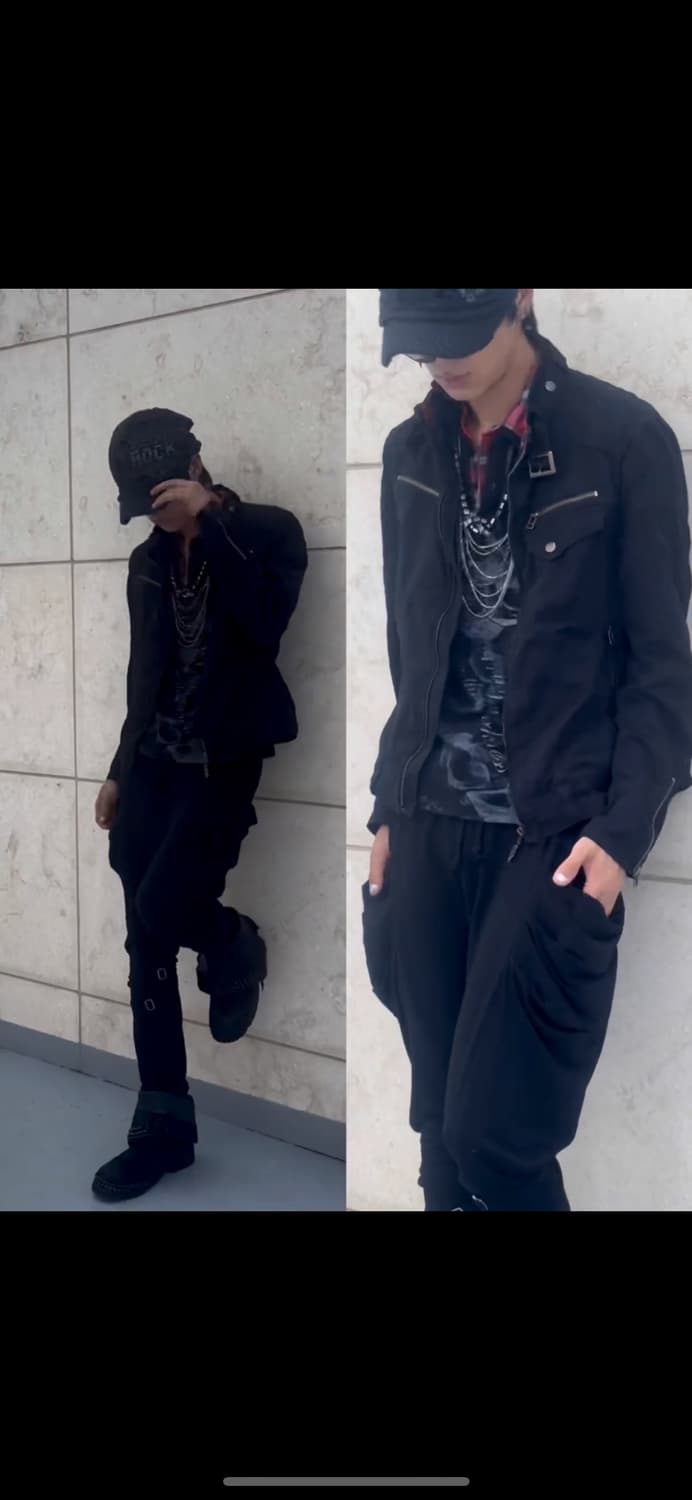 “Clash” 00’s Design Check Layered Leopar 상품이미지7