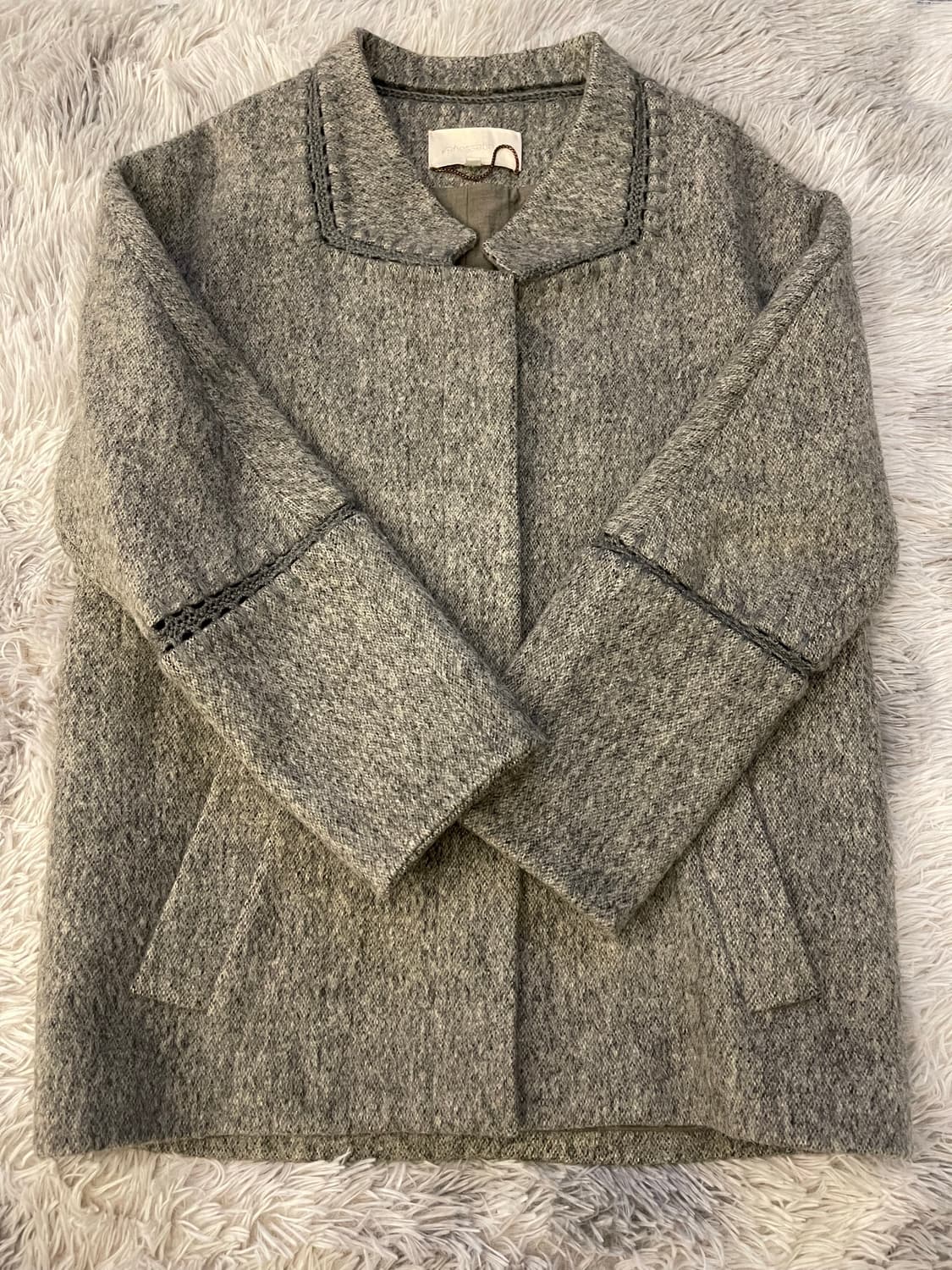 바네사브루노 회색 모직 자켓 상품이미지1