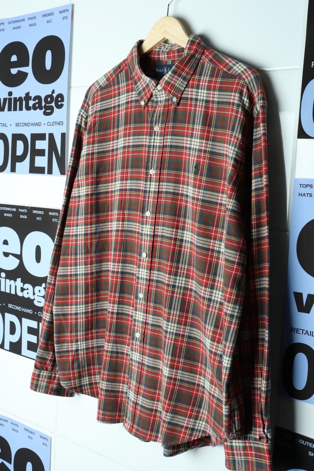 (XL-3XL) 폴로 랄프로렌 셔츠 남방 USA 타탄체크-H31844 상품이미지1