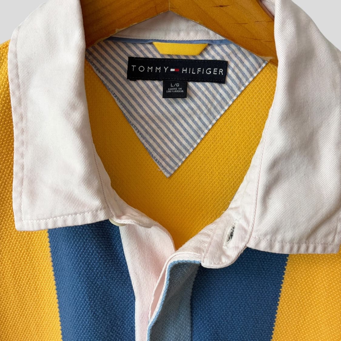 (L)타미힐피거 피케폴로 긴팔티셔츠 상품이미지3