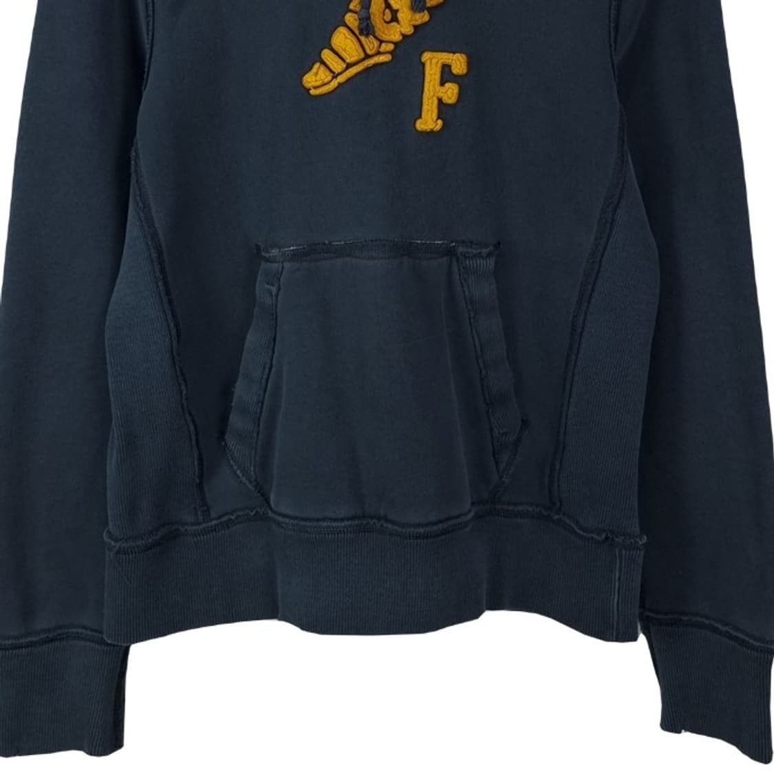 [아베크롬비] Y2K 로고 패치 후드티 네이비 M18529 상품이미지5