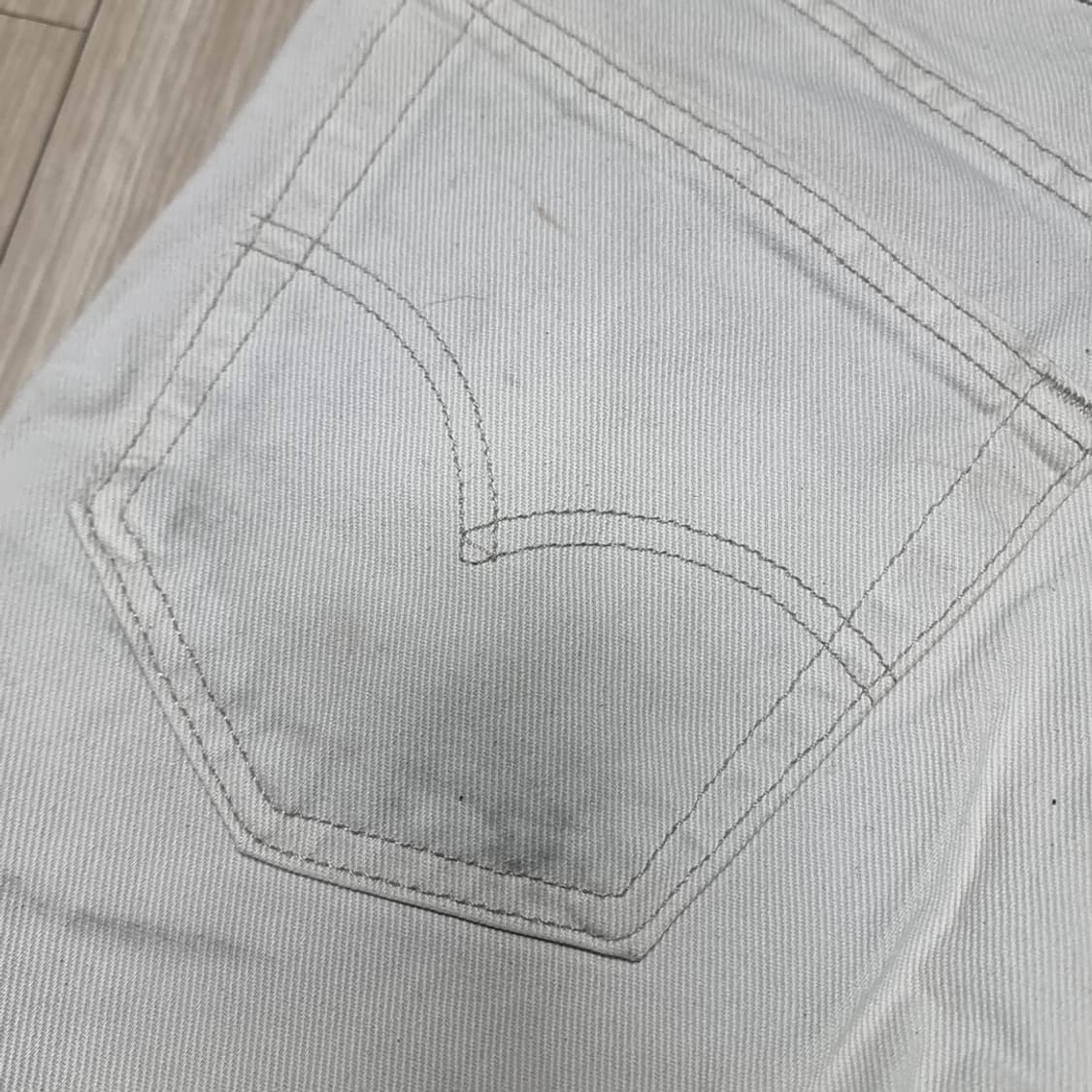 미제 usa 80s 리바이스550 아이보리 데님(34) 상품이미지7