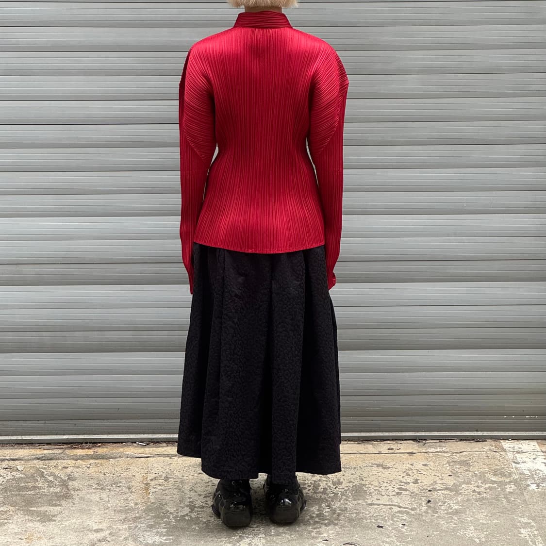 Pleats Please Red Cardigan 상품이미지7