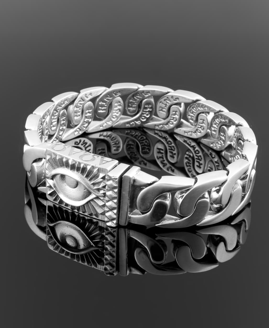 킹크로치 전시안 은팔찌 ALL SEEING EYE BRACELET 상품이미지1