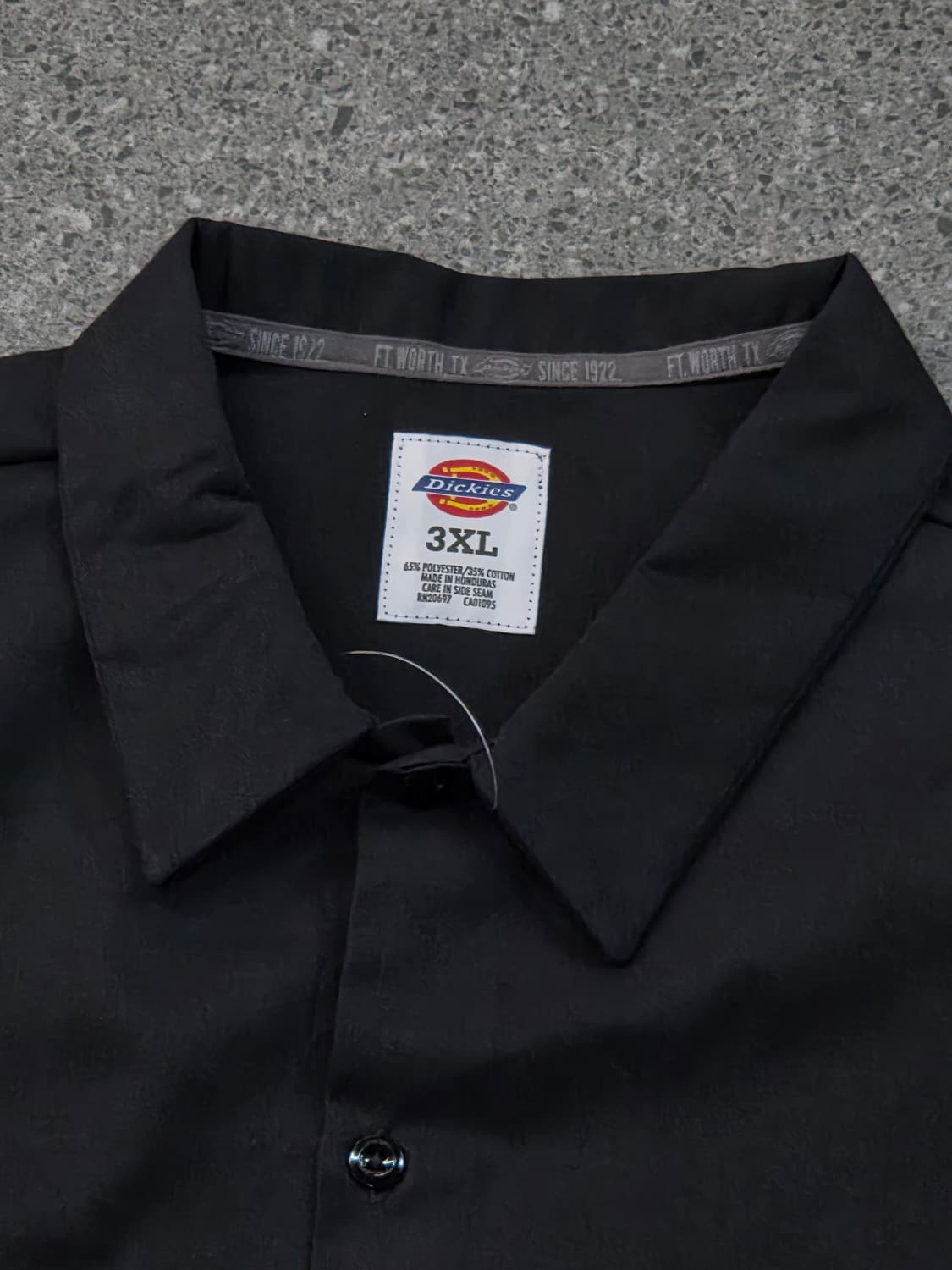Dickies 디키즈 블랙 블루 반팔셔츠 상품이미지3