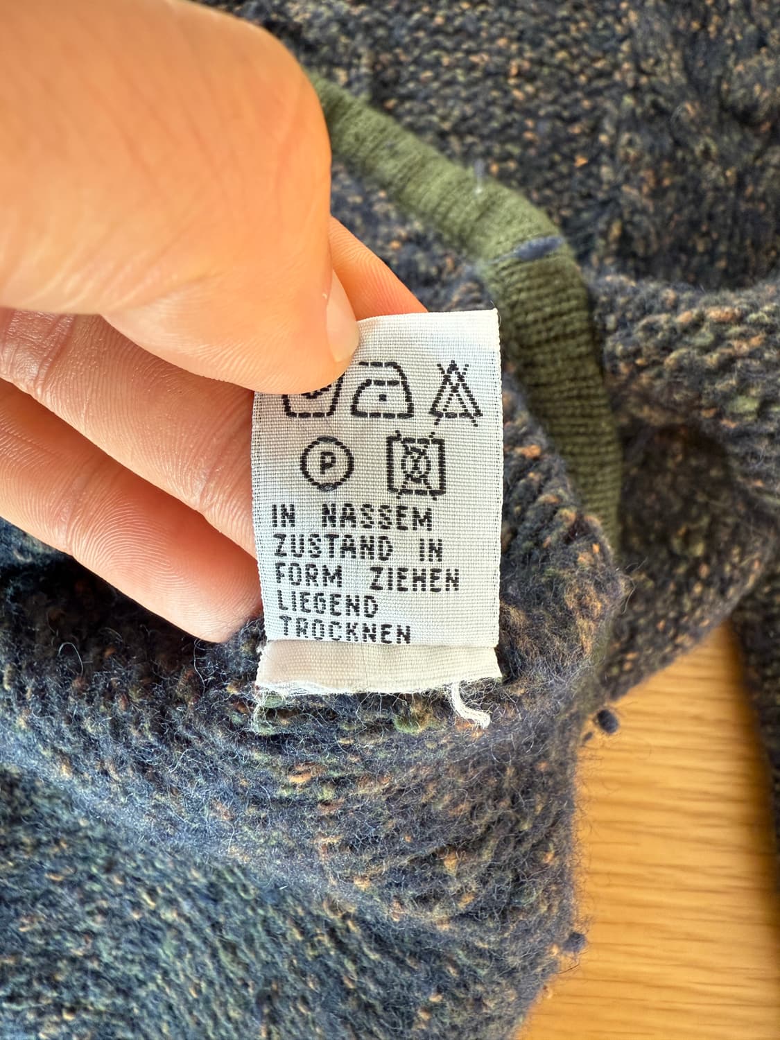 COUNTRY BLUE 헤비울 가디건 상품이미지9