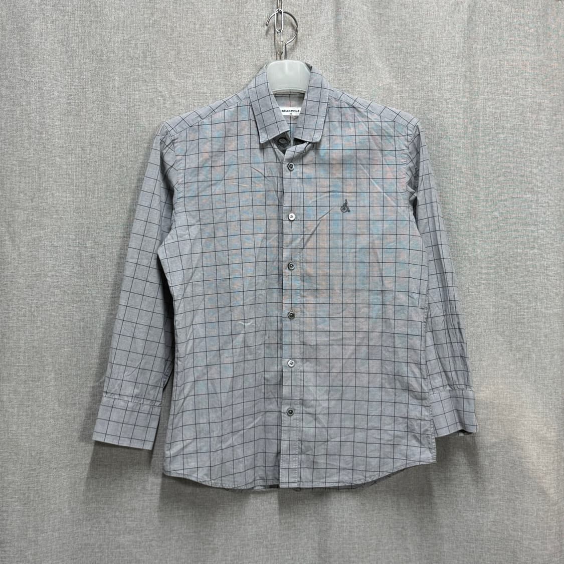 [M] 빈폴 여름용 얇은 체크 긴팔 셔츠 남방 상품이미지1