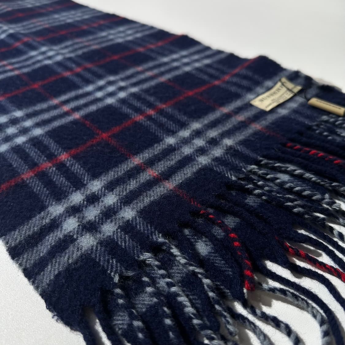 (새상품) 버버리 램스울 체크 머플러 목도리 상품이미지5