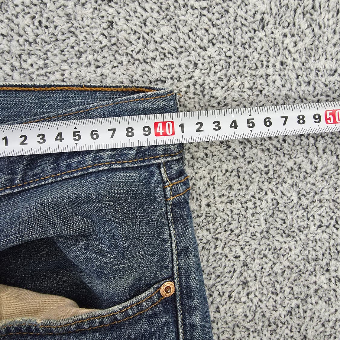 [W32 L30] 리바이스 워싱 데님팬츠 0121J 상품이미지6