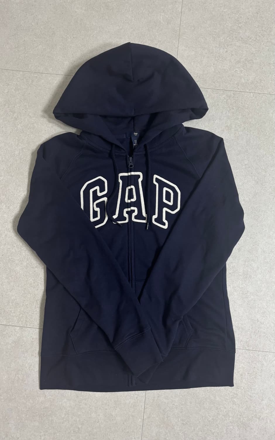 갭 네이비 로고 후드집업  상품이미지1