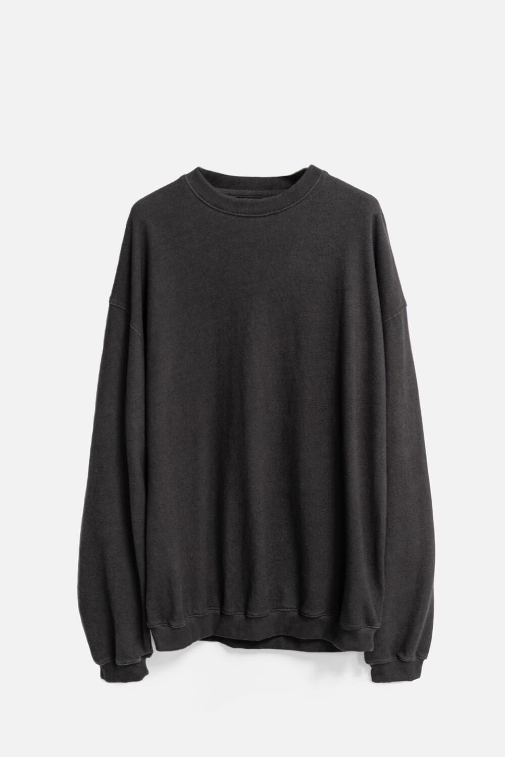 고낙 헤어리 스웻셔츠 빈티지 차콜브라운 3(L) 상품이미지1