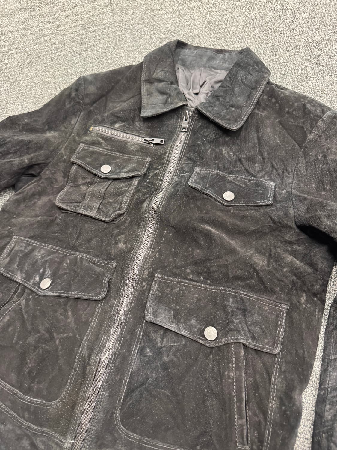 Vintage 여성 돼지가죽 자켓 상품이미지2