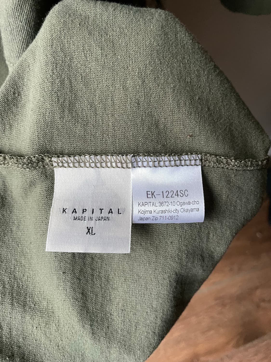 캐피탈 20 천축 페넌트 티셔츠 4flags 상품이미지4