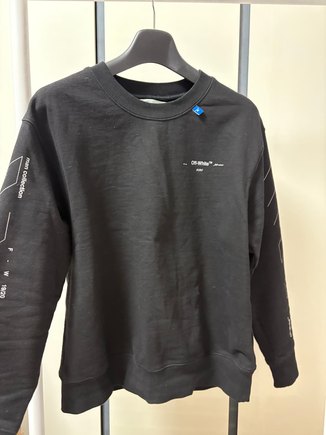 [새해특가/정품] 오프화이트 언피니시드 맨투맨 M 상품이미지2