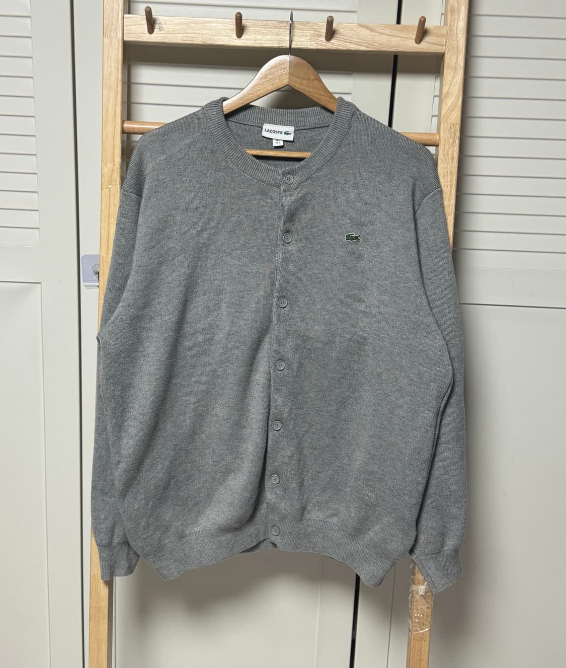 라코스테 라운드넥 니트 가디건 상품이미지3