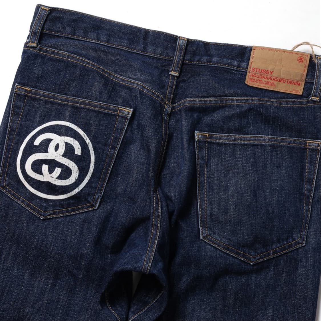 스투시 Stussy Back Pocket Logo Denim Pants  상품이미지4