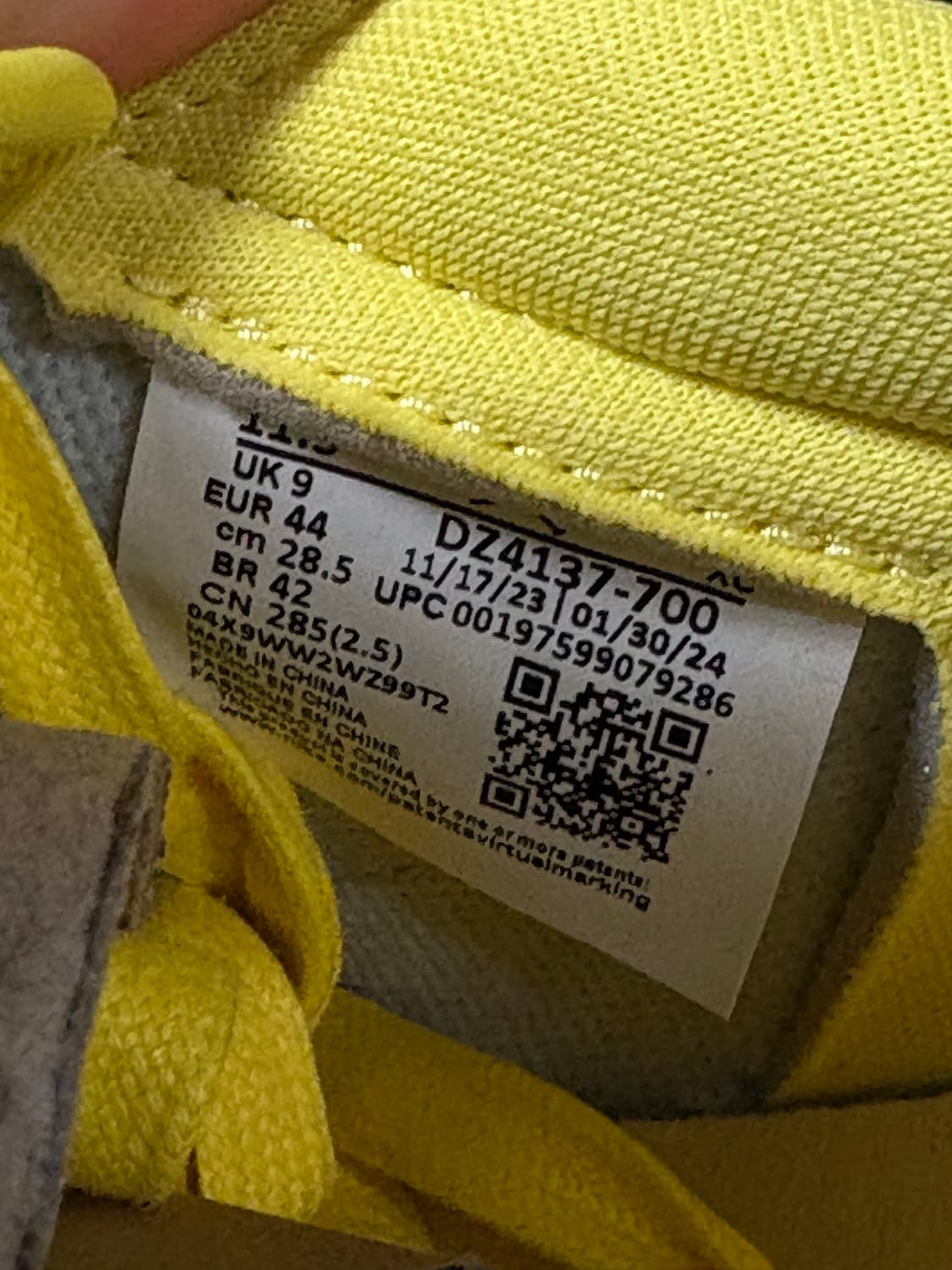 (W) 조던 1 x 트래비스 스캇 레트로 로우 OG SP 카나리 상품이미지6