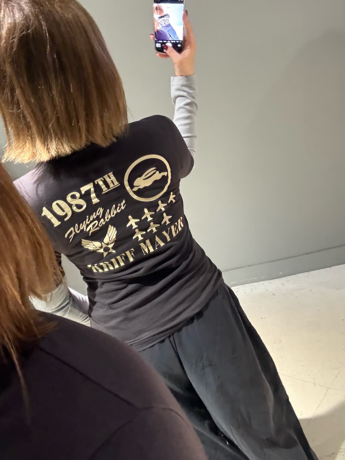 t-shirt layered printing long sleeve 상품이미지3