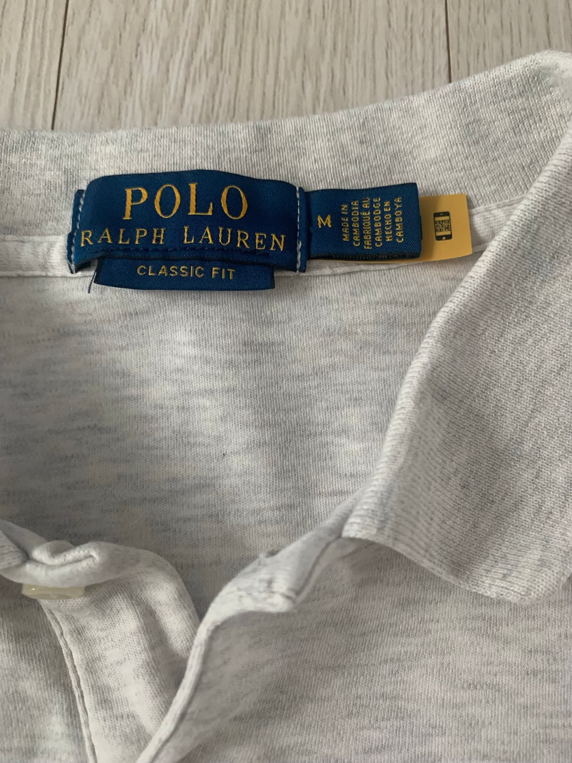 폴로 랄프로렌 헤더 그레이 반팔 카라티 상품이미지3