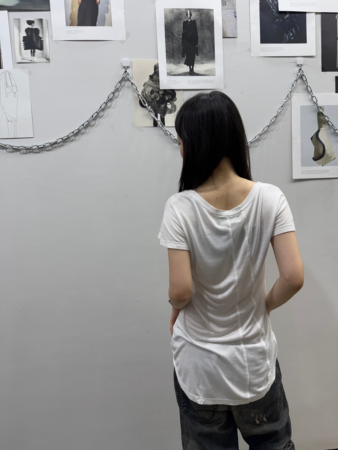 릴리전 그런지 실루엣 티셔츠 상품이미지5