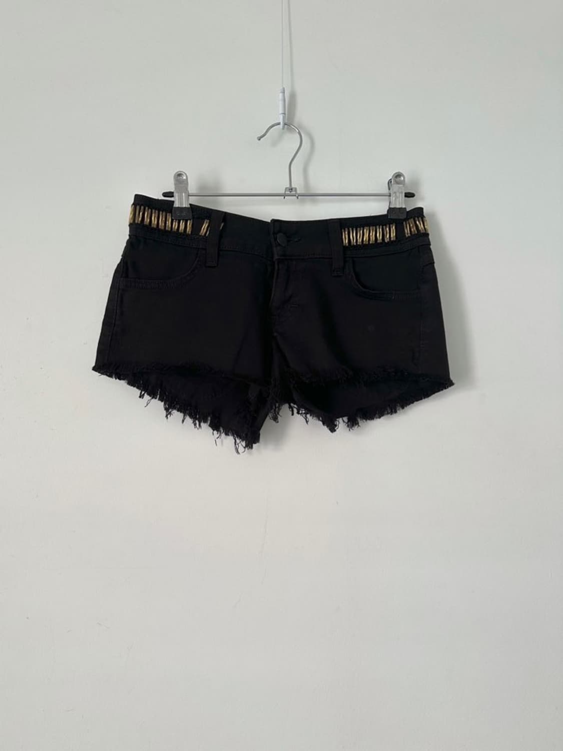 Pearl accent short pants / black 상품이미지4