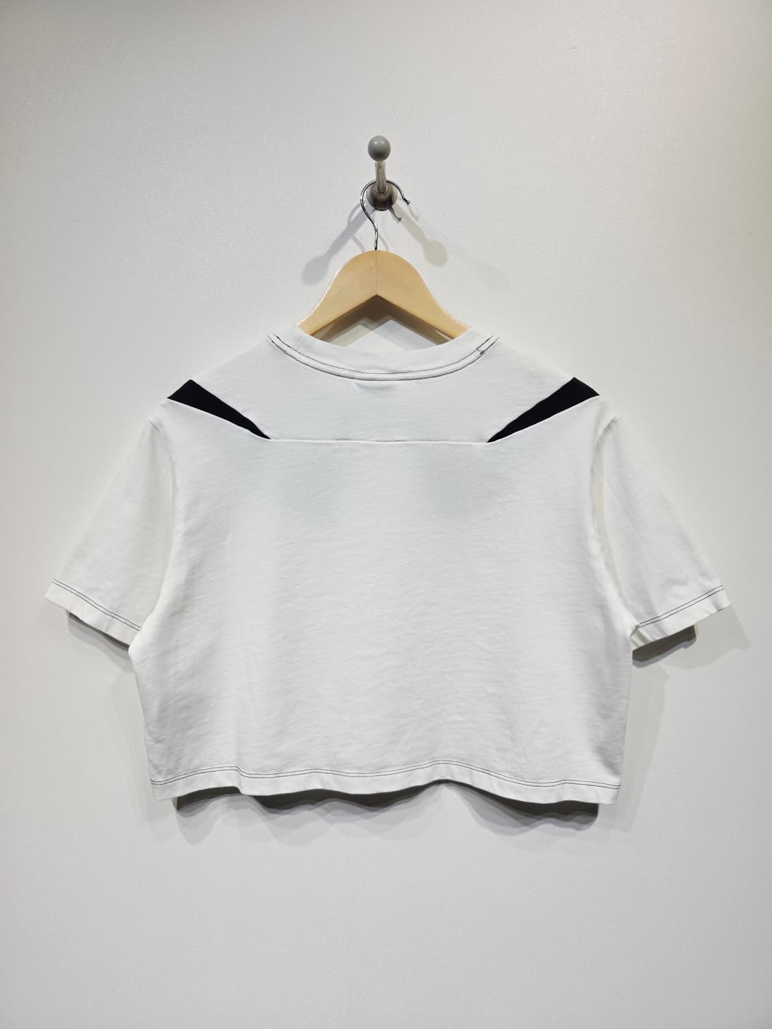 나이키(NIKE) 더블 스우시 스티치 크롭 반팔 티셔츠 상품이미지5