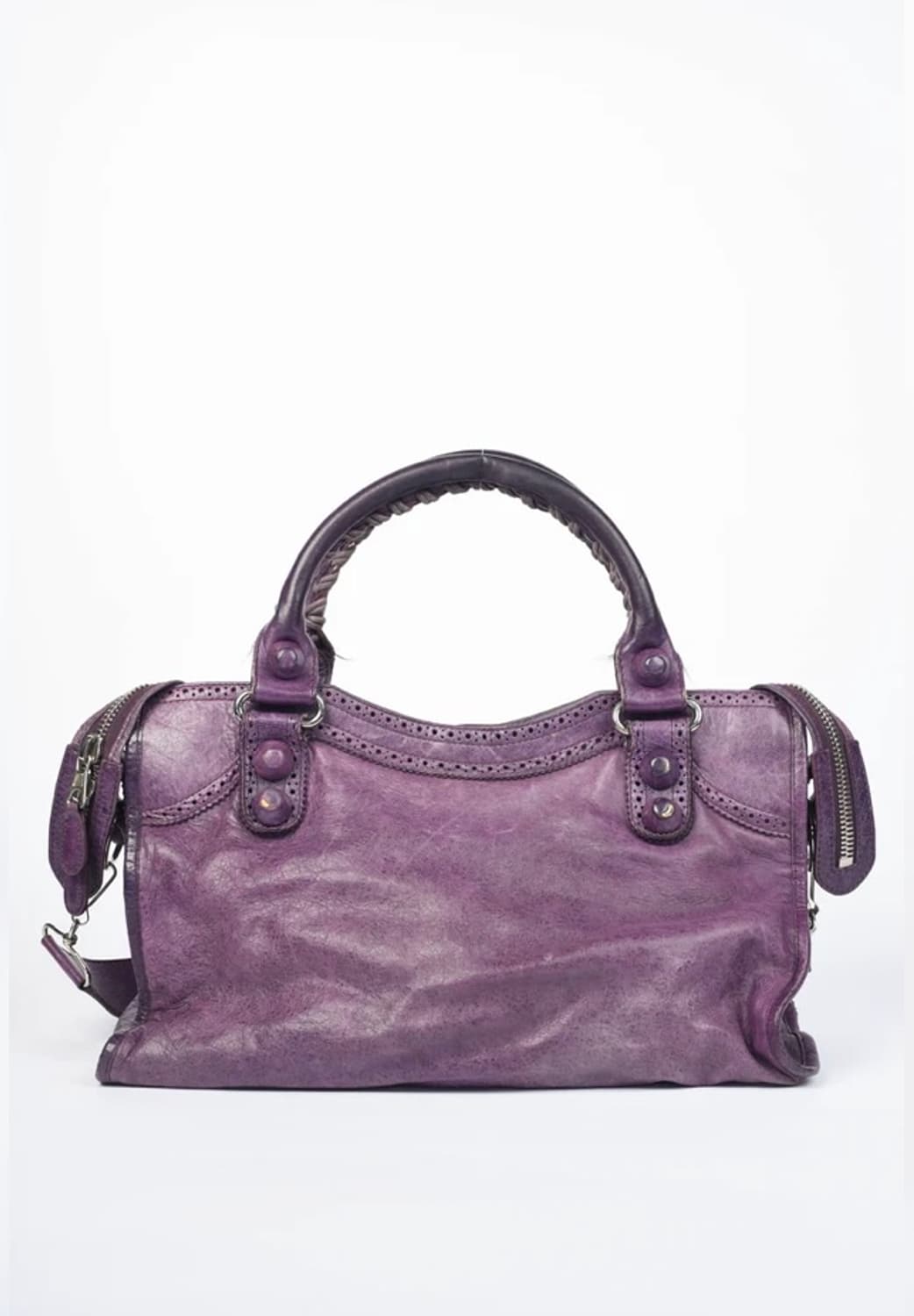 2010s 발렌시아가 퍼플 자이언트 모터백 정품 상품이미지9