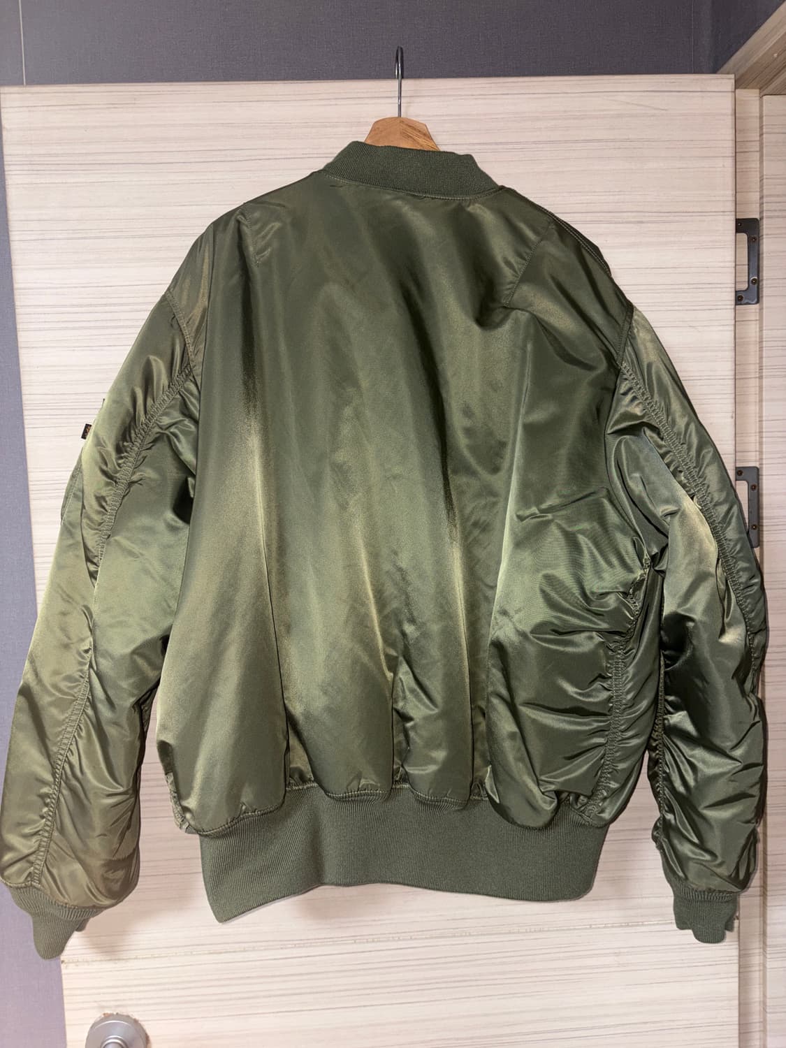 알파인더스트리 ma-1 리버시블 카키 XXXL 상품이미지2