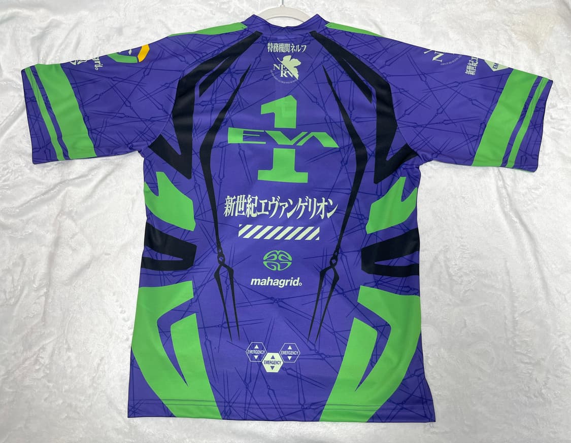 마하그리드 X 에반게리온 초호기 모더사이클 반팔티 상품이미지3