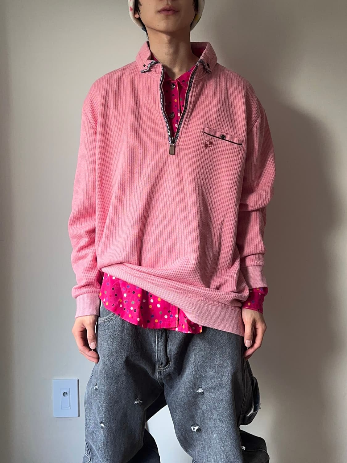 Sepène 폴카 도트 드레스 셔츠 상품이미지4